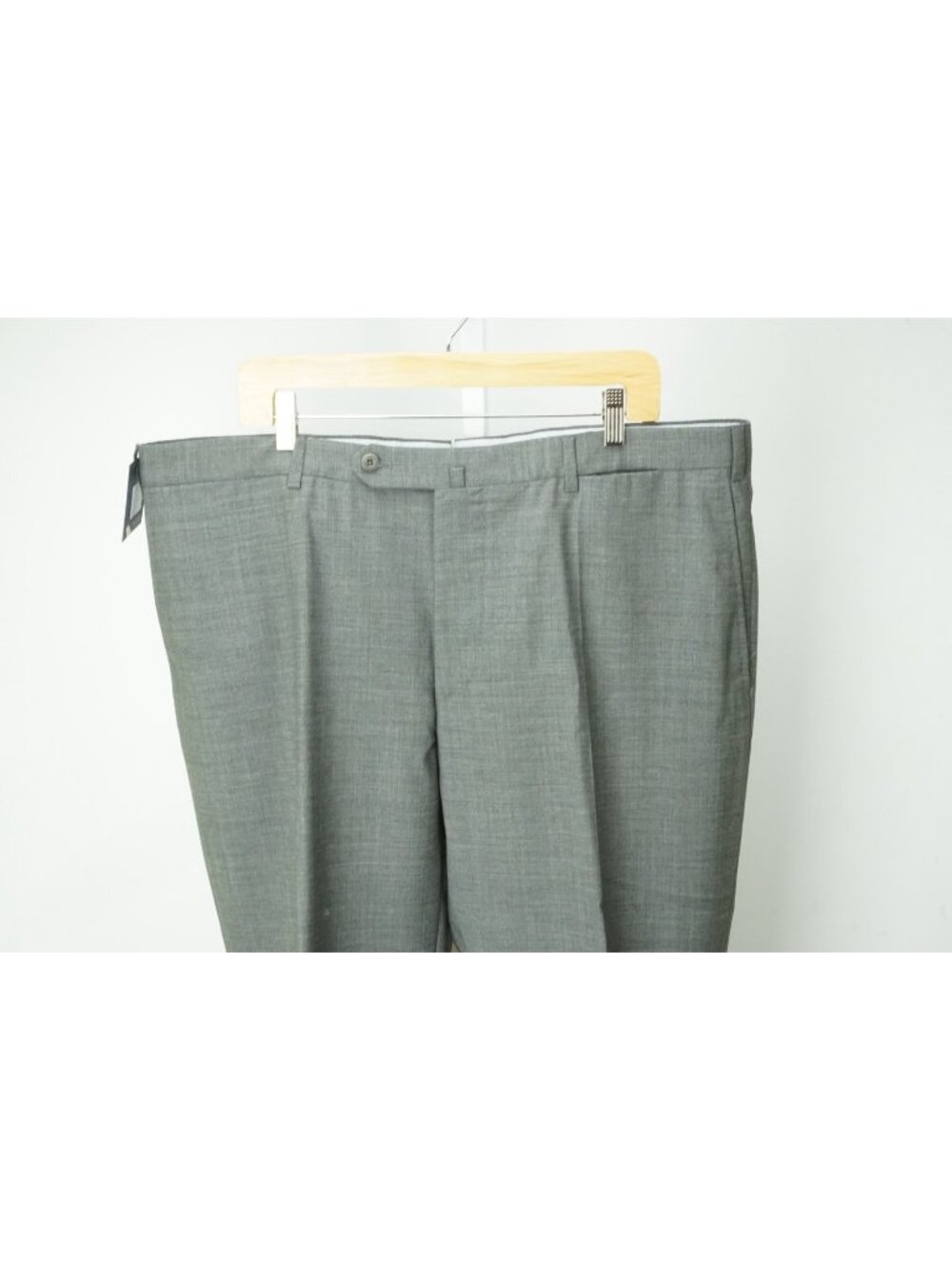 Incotex High Comfort Gray 100% Wool Dress Pant 60R EU BRAND NEW
